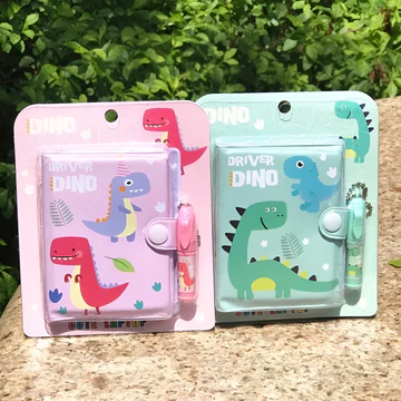 Mini Diary with Pen - Dino
