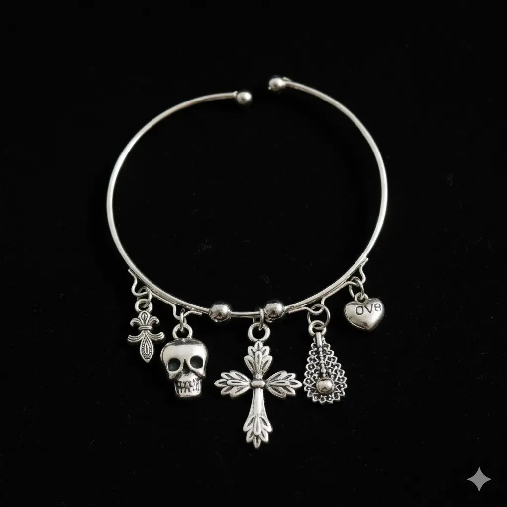 Shadow & Light Silver Bracelet 