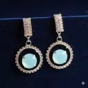 Majestic Sol Crystal Drop Earrings