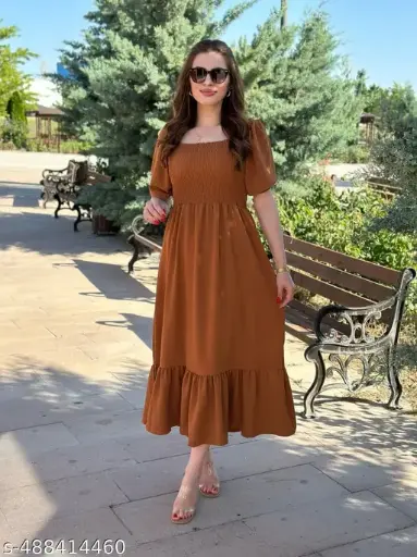 Crimson Ember Maxi dress for girls /women