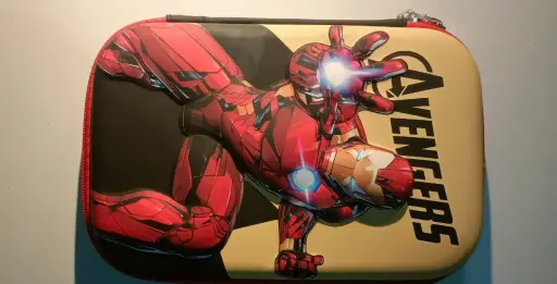 Iron man pencile box red
